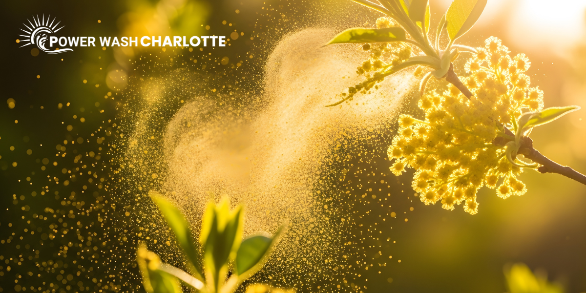PWC - Blog - Charlotte Pollen Season Cleanup Why Your Home Needs Pressure Washing After the Yellow Dust Settles