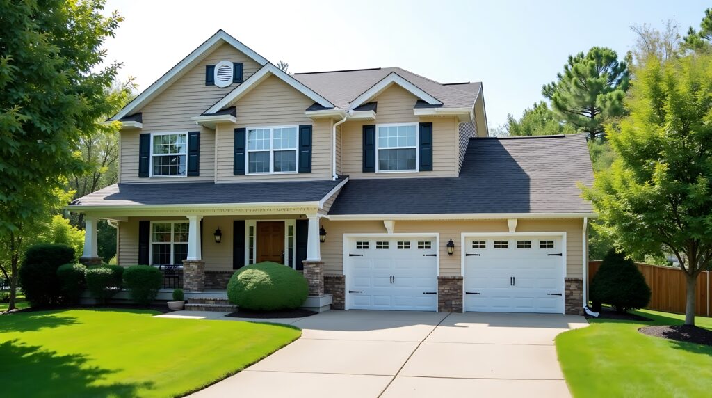 house washing Charlotte NC clean home exterior