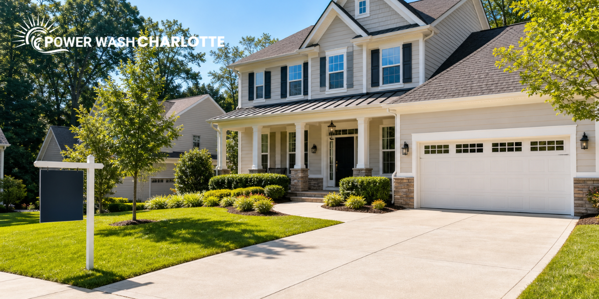 PWC - Blog - How a Pre-Listing Pressure Wash Can Add Thousands to Your Charlotte Home Sale
