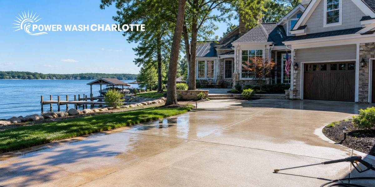 PWC - Blog - Pressure Washing in Lake Norman NC A Lakefront Homeowner's Guide